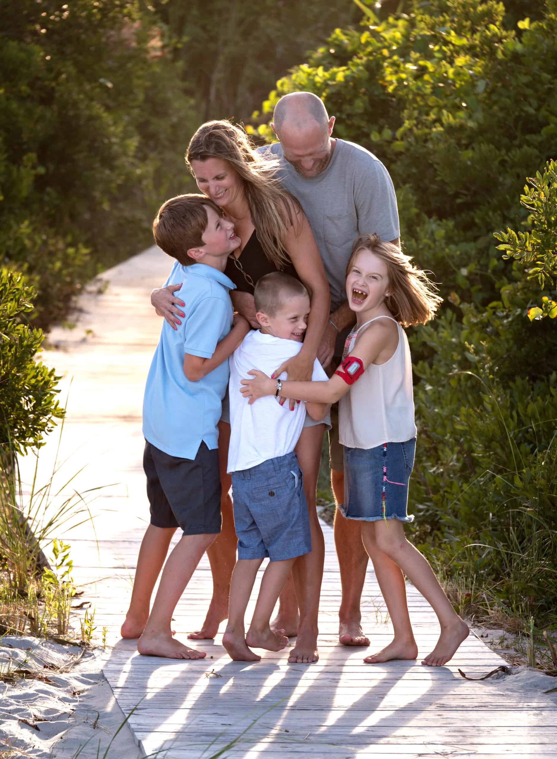 Long Beach Island, NJ family having fun