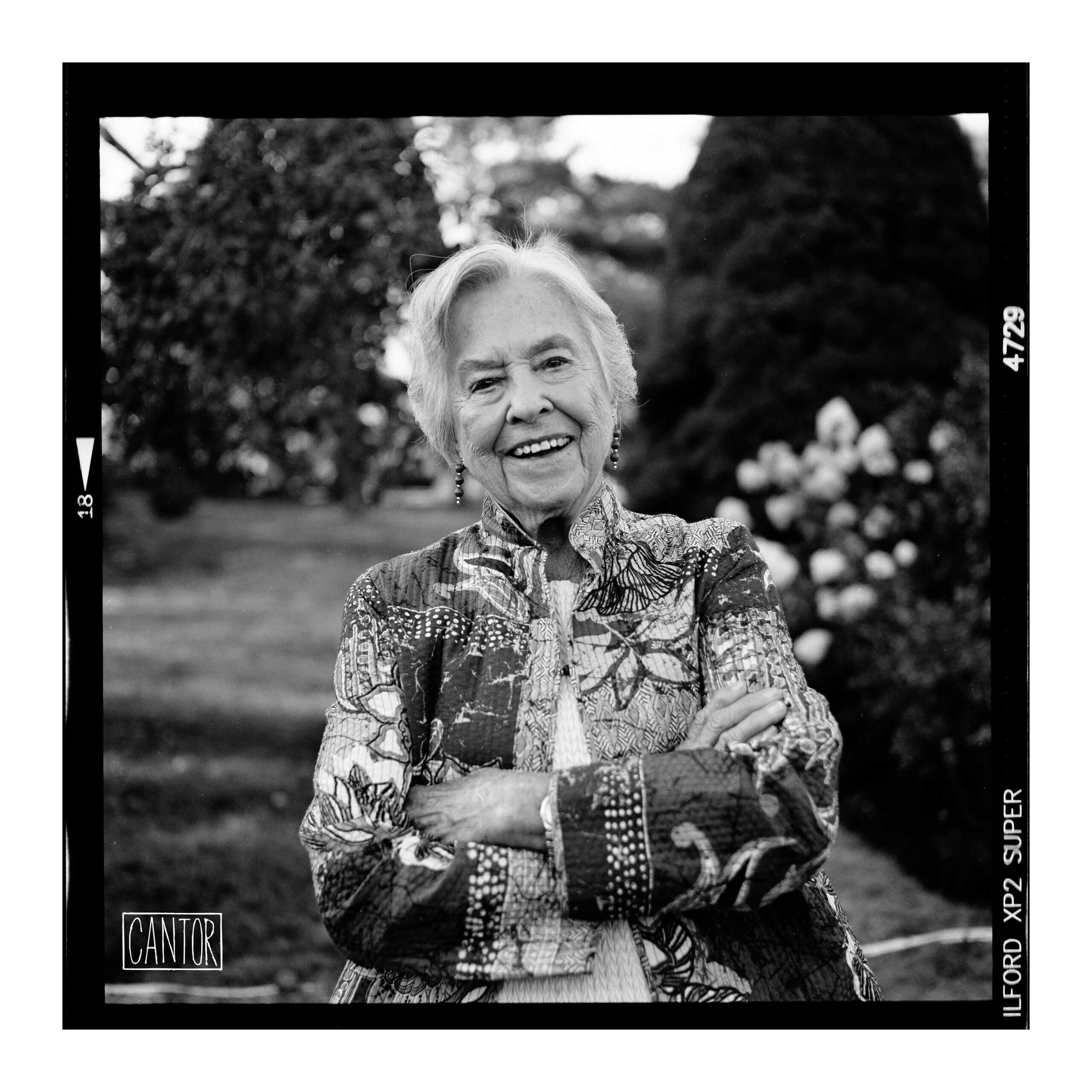 Nonagenarian Party goer in Maine. Photo by Phil Cantor