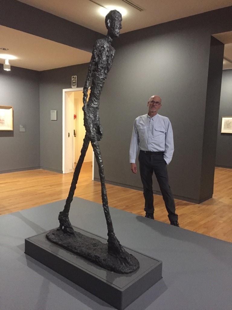 Giacometti walking man