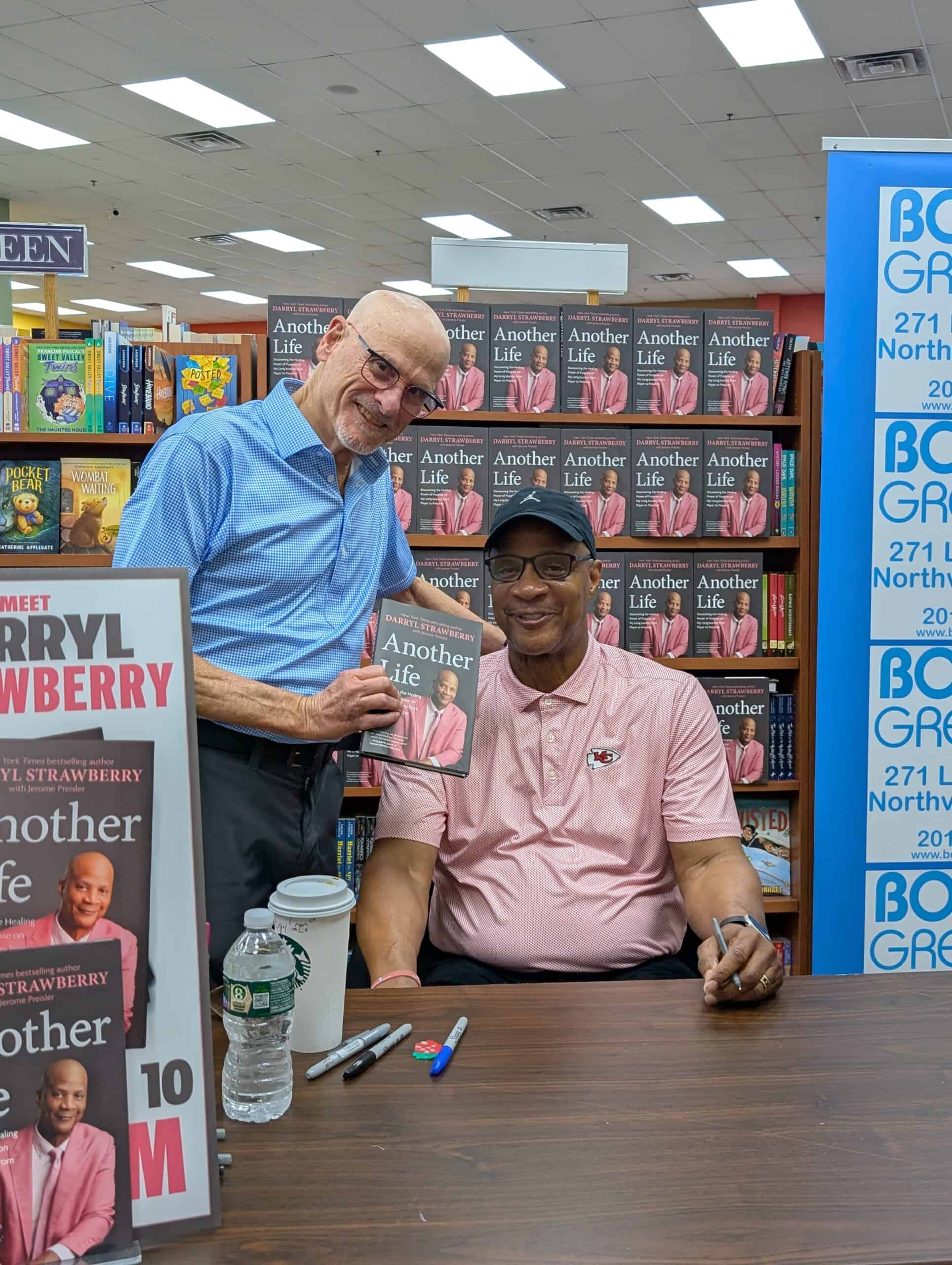 Book tour signing