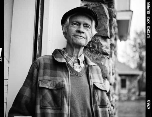 Kevin at the Art Show – Portrait by Phil Cantor